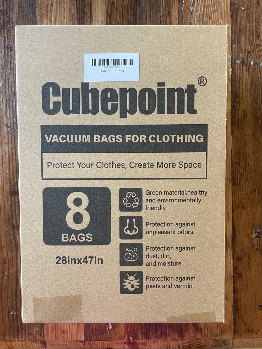 Vacuum Storage Bags for Clothing (8 Pack)